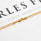 Pre-Owned 9ct Gold Curb Chain Necklace 22 Inch