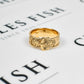 Pre-Owned 9ct Gold Mens Jockey On Horse Buckle Ring Size Z+2
