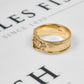 Pre-Owned 9ct Gold Mens Jockey On Horse Buckle Ring Size Z+2