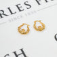 Pre-Owned 9ct Gold Claddagh Creole Hoop Earrings