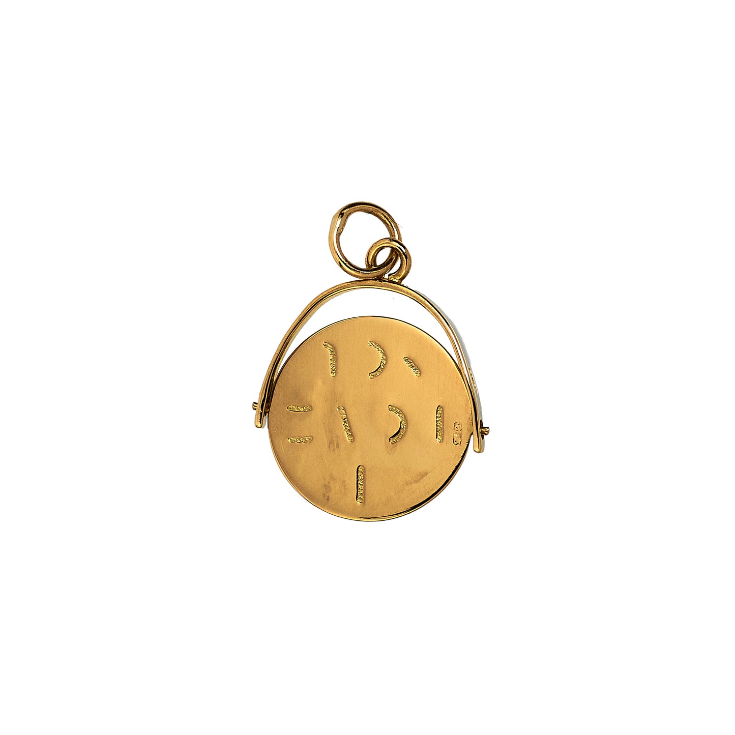 Pre-Owned 9ct Gold I Love You Spinner Pendant