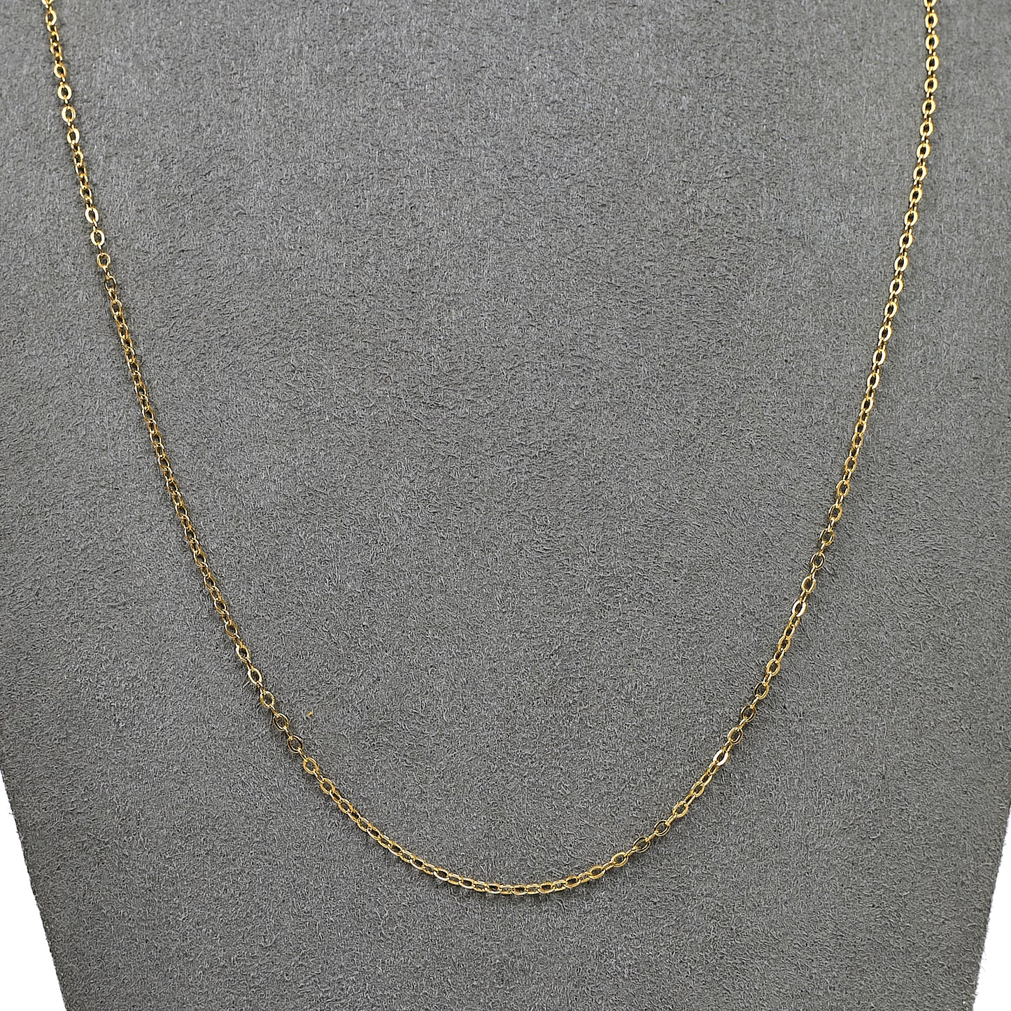 Pre-Owned 9ct Gold Trace Chain Necklace 20 Inch