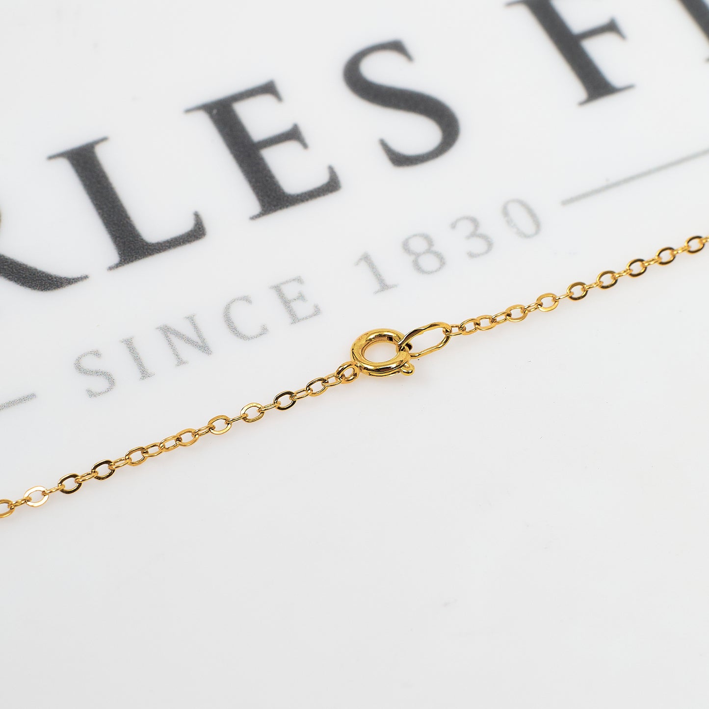 Pre-Owned 9ct Gold Trace Chain Necklace 20 Inch