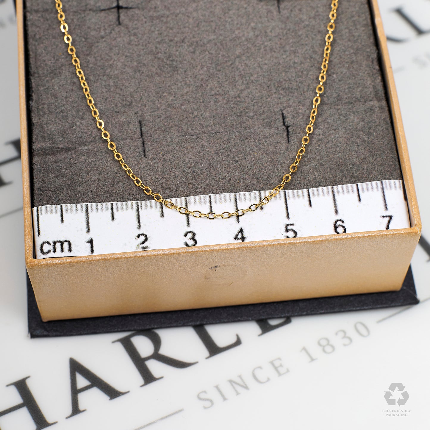 Pre-Owned 9ct Gold Trace Chain Necklace 20 Inch