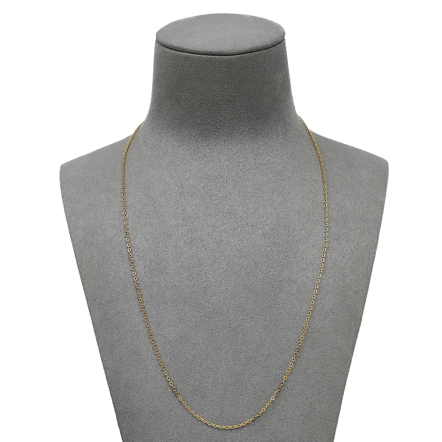 Pre-Owned 9ct Gold Trace Chain Necklace 20 Inch
