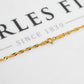 Pre-Owned 9ct Gold Twist Curb Chain Necklace 24 Inch