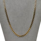 Pre-Owned 9ct Gold Curb Chain Necklace 21 Inch