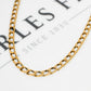 Pre-Owned 9ct Gold Curb Chain Necklace 21 Inch