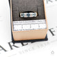 Pre-Owned 9ct Gold Square Aquamarine & Diamond Ring Size P