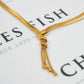 Pre-Owned 18ct Gold 3 Strand Tassel Necklace 17 Inch
