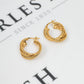 Pre-Owned 14ct Gold 3 Hoop Creole Earrings