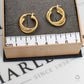 Pre-Owned 14ct Gold 3 Hoop Creole Earrings