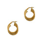 Pre-Owned 14ct Gold 3 Hoop Creole Earrings