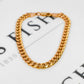 Pre-Owned 9ct Gold Curb Chain Bracelet 7.5 Inch