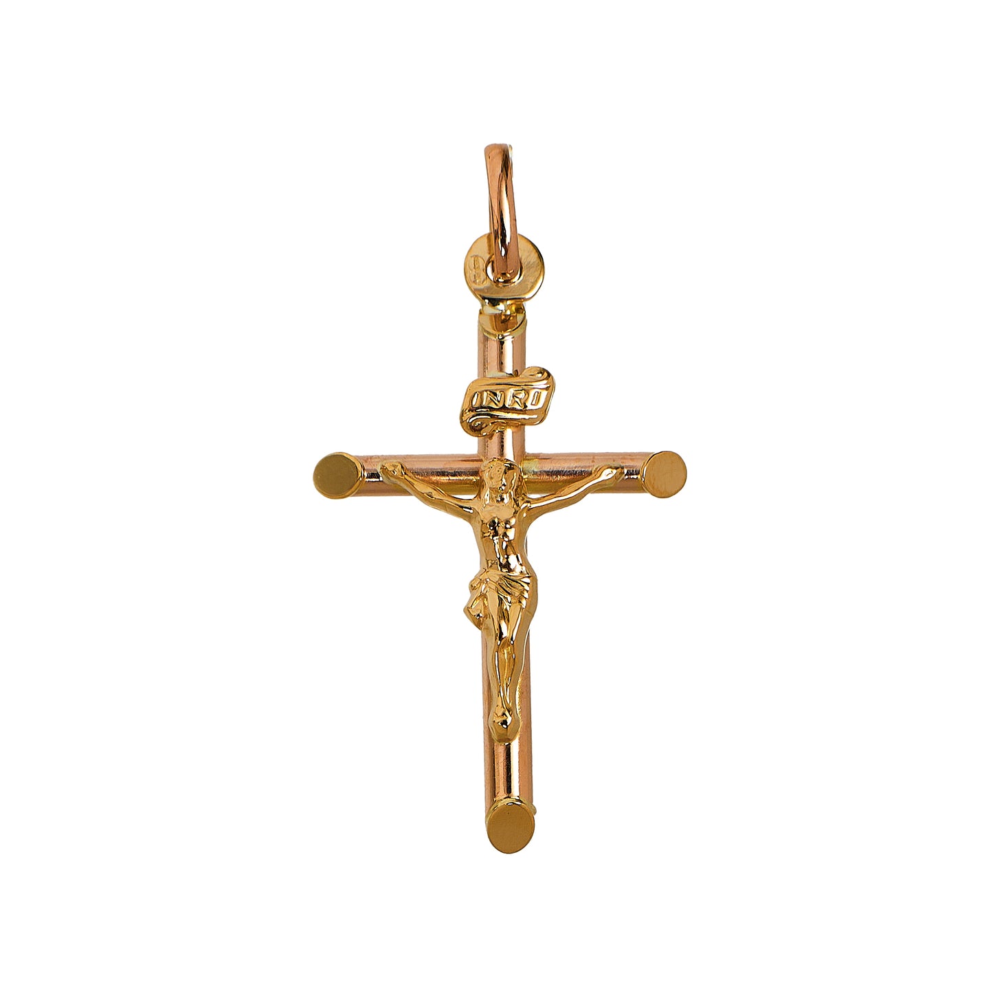 Pre-Owned 9ct Gold Crucifix Pendant