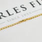 Pre-Owned 9ct Gold Curb Chain Necklace 20 Inch