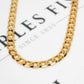 Pre-Owned 9ct Gold Curb Chain Necklace 23 Inch