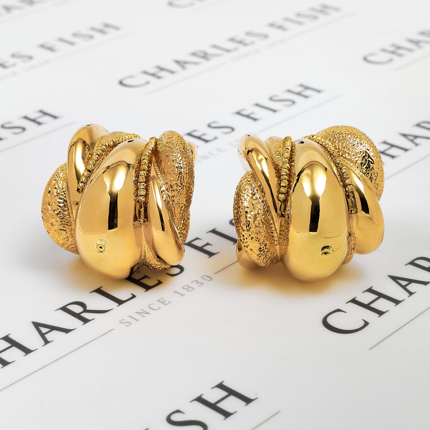 Pre-Owned 18ct Gold Large Creole Hoop Earrings