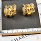 Pre-Owned 18ct Gold Large Creole Hoop Earrings
