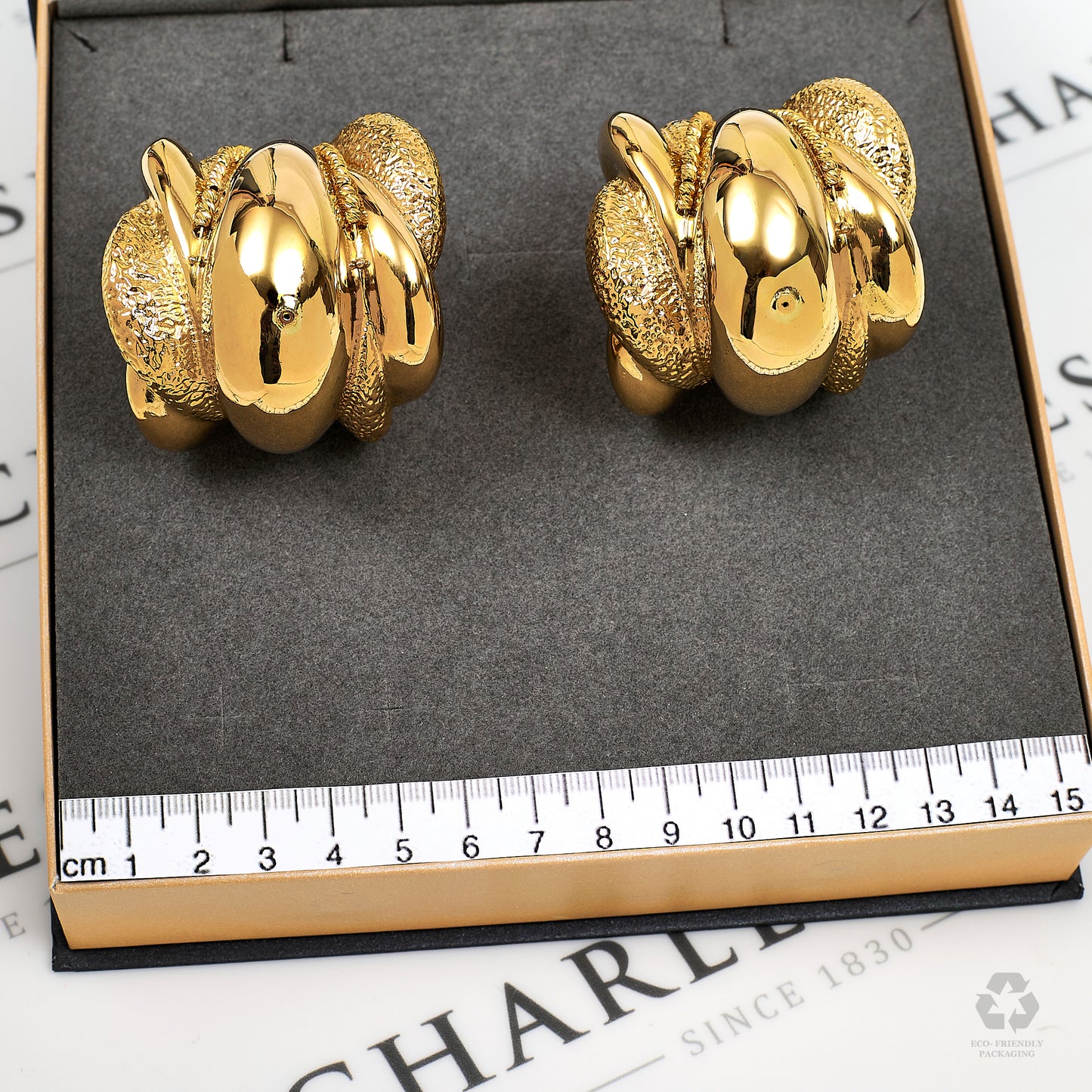 Pre-Owned 18ct Gold Large Creole Hoop Earrings