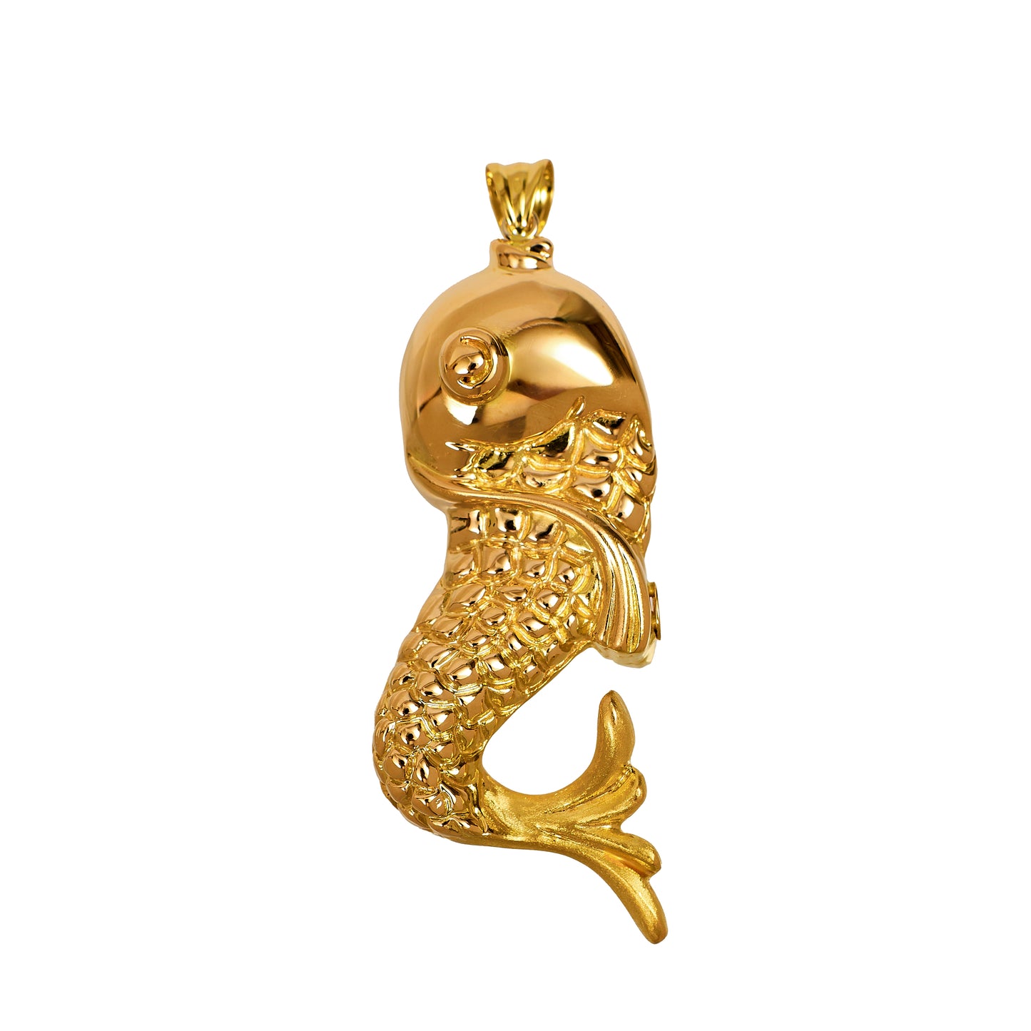 Pre-Owned 18ct Gold Fish Pendant
