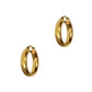 Pre-Owned 9ct Gold Greek Key Creole Hoop Earrings