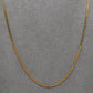Pre-Owned 9ct Gold Curb Chain Necklace 20 inch