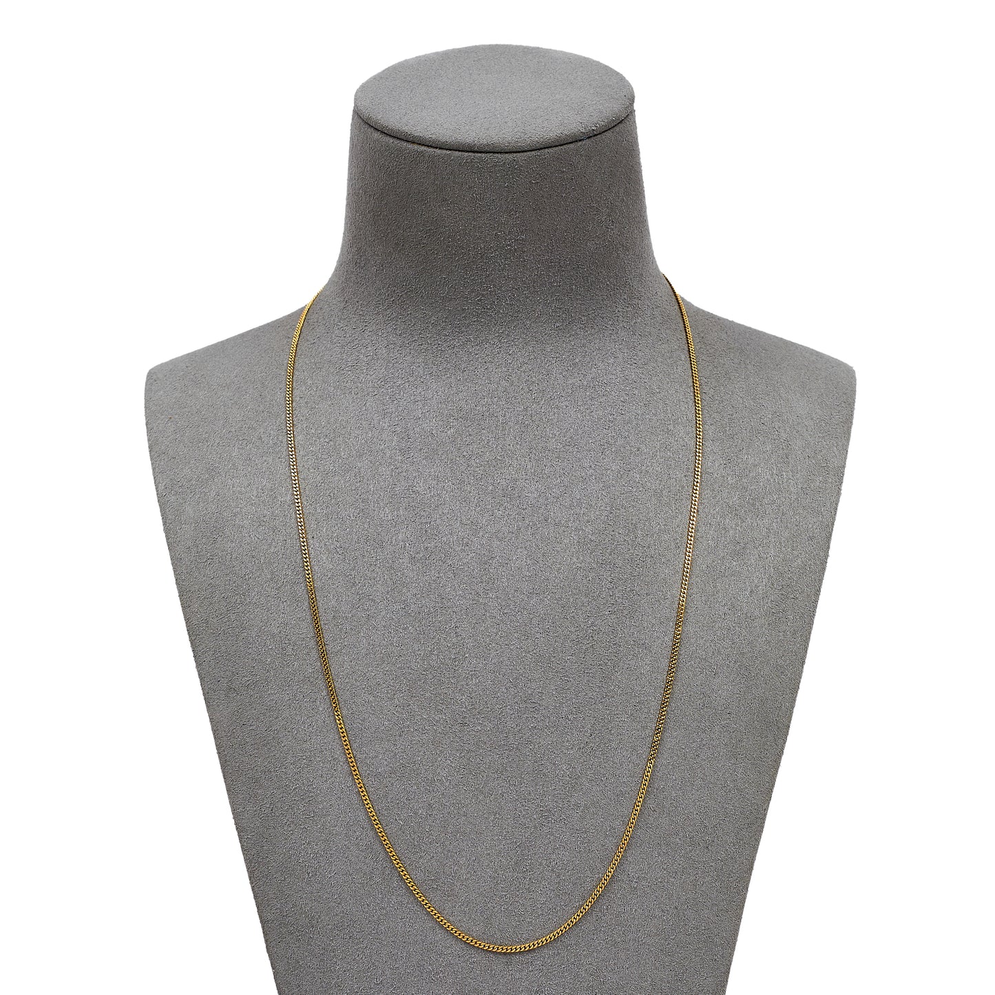 Pre-Owned 9ct Gold Curb Chain Necklace 20 inch