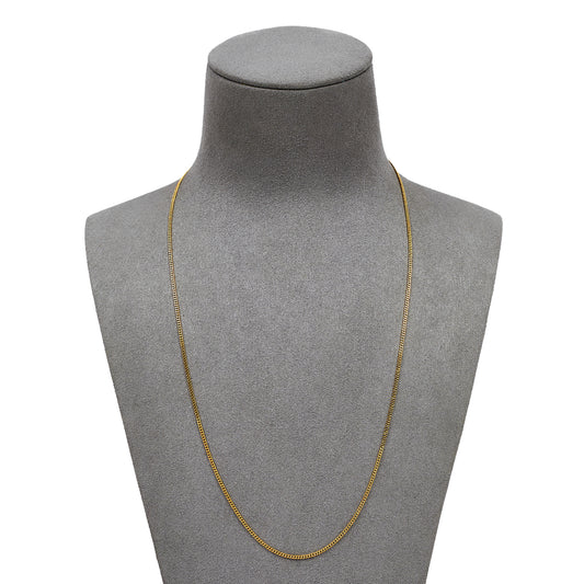 Pre-Owned 9ct Gold Curb Chain Necklace 20 inch