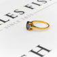 Pre-Owned 9ct Gold Oval Sapphire Ring Size M