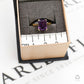 Pre-Owned 9ct Gold Rectangle Amethyst Ring Size K