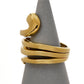 Pre-Owned 9ct Gold Wraparound Snake Ring Size O