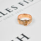 Pre-Owned 9ct Gold Men's Buckle Ring Size V