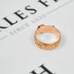 Pre-Owned 9ct Gold Men's Buckle Ring Size V