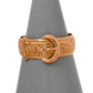 Pre-Owned 9ct Gold Men's Buckle Ring Size V