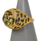 Pre-Owned 9ct Gold Oval Quartz Ring Size L