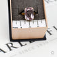 Pre-Owned 9ct Gold Rectangle Amethyst Ring Size P.5