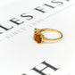 Pre-Owned 9ct Gold 3 Oval Opal Ring Size N