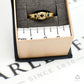 Pre-Owned 9ct Gold 3 Sapphire Dress Ring Size O