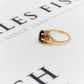 Pre-Owned 9ct Gold Oval Amethyst Ring Size K