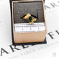Pre-Owned 9ct Gold Marquise Cut Green Tourmaline Ring Size Q