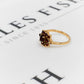 Pre-Owned 9ct Gold Garnet Cluster Ring Size N