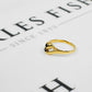 Pre-Owned 9ct Gold 2 Sapphire Dress Ring Size L