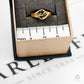 Pre-Owned 9ct Gold 2 Sapphire Dress Ring Size L