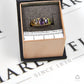 Pre-Owned 9ct Gold Multi Gemstone Dress Ring Size M