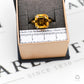Pre-Owned 9ct Gold Octagon Citrine Dress Ring Size M