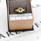 Pre-Owned 9ct Gold Oval Quartz Ring Size R