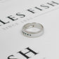 Pre-Owned 9ct White Gold 10 Sapphire Band Ring Size S.5
