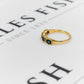 Pre-Owned 9ct Gold 4 Oval Sapphire Ring Size N