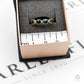 Pre-Owned 9ct Gold 4 Oval Sapphire Ring Size N